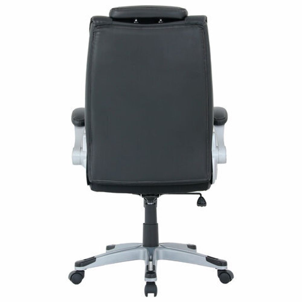 Кресло BRABIX PREMIUM "Phantom EX-553", рециклированная кожа, регулируемый подголовник, черное, 532940