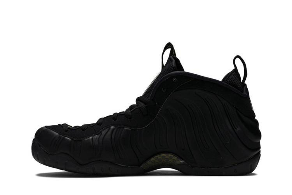 Кроссовки Nike Foamposite Pro Black Metallic Gold (Женская размерная сетка)