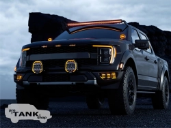 Фара светодиодная AURORA 9″ 270W c подсветкой корпуса (ДХО) Янтарный + Белый 1 шт.