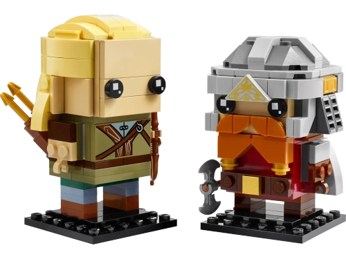 Конструктор LEGO BrickHeadz 40751 Властелин колец: Леголас и Гимли
