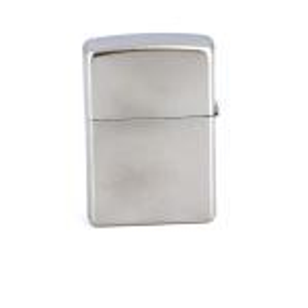 Зажигалка ZIPPO Classic Satin Chrome™ Надпись с фирменным пламенем Zippo ZP-205 Flame Russia