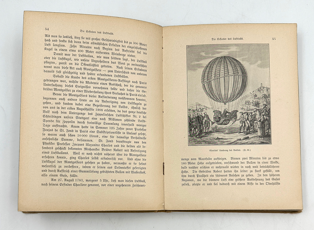 Eroberer der Lüfte – Zeppelin, ihr Beherrscher. Stuttgart, 1910. Покоритель небес – Цеппелин..