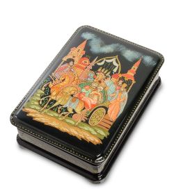 Народные промыслы ШК-16/ 2 Шкатулка «Золотой-петушок»