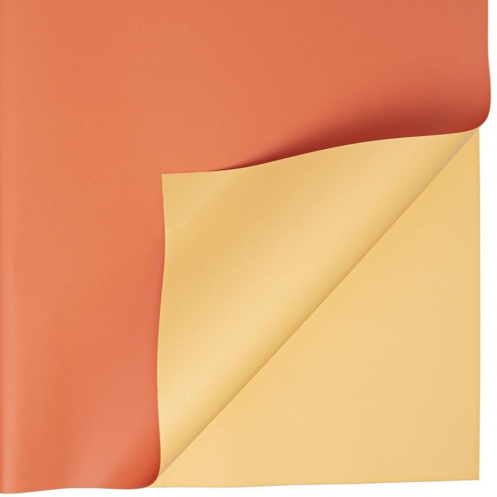 ЛИСТ Яркая 58*58/20шт ТЕРРАКОТ/БЛЕДНО-ЖЕЛТЫЙ