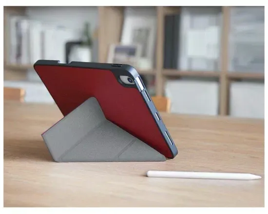 Чехол Uniq для iPad Air 10.9 (2020) Transforma Rigor Anti-microbial с отсеком для стилуса (Красный)