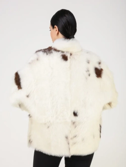 Дубленка зимняя шуба натуральная короткая