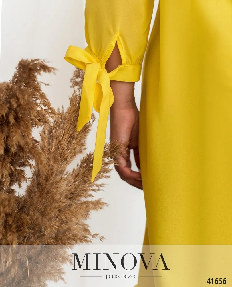 Платье 0147-желтый Minova