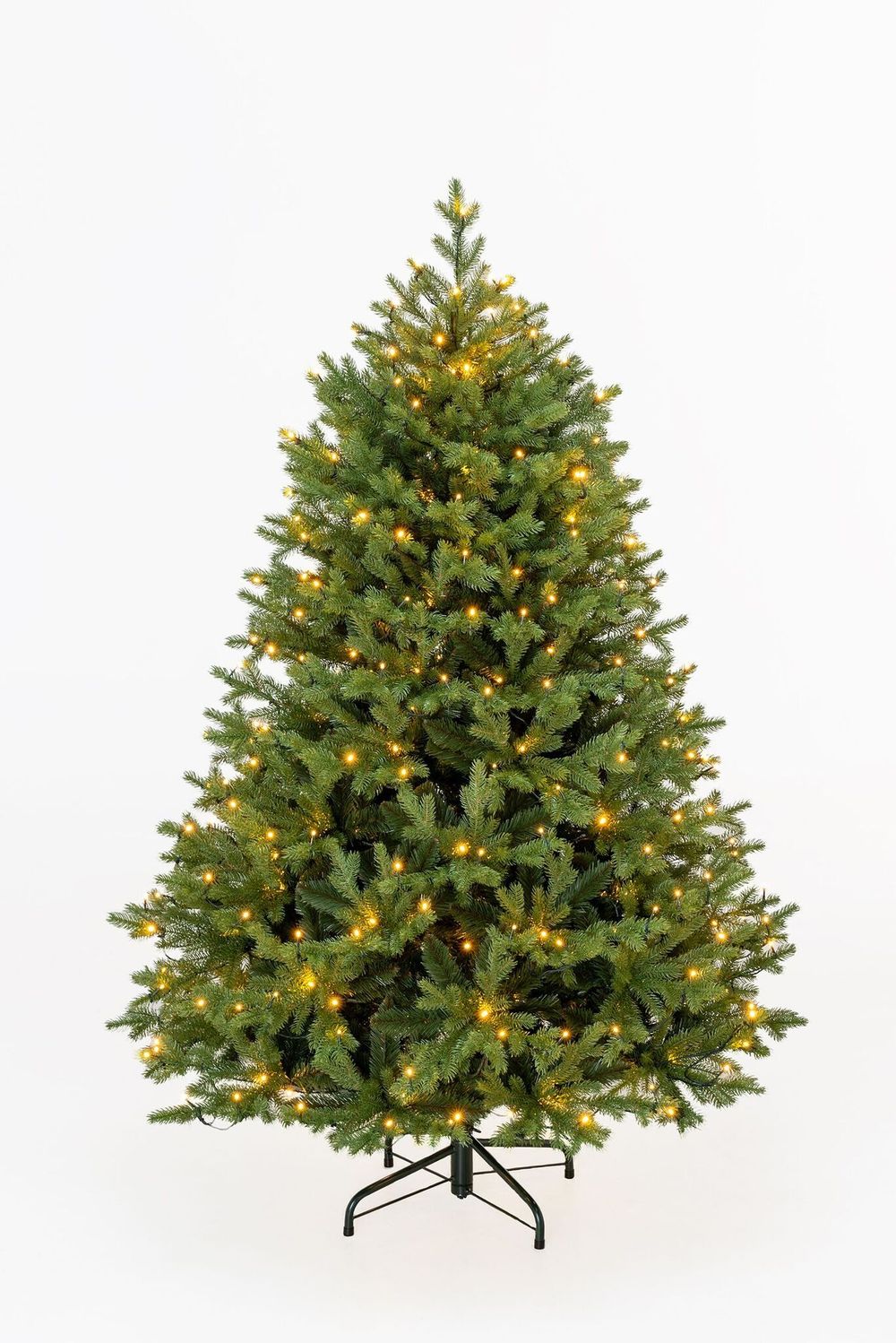 Елка с гирляндой «Графская» (Литая+пвх) 210 см / 2.1 м