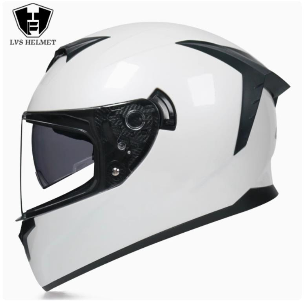 Шлем интеграл LVS HF-702 Белый M