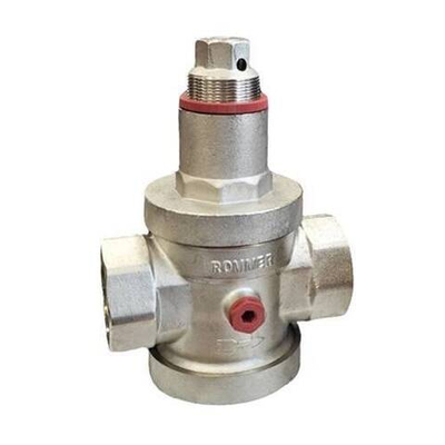 Регулятор давления ROMMER RVS-0008 - 1" (ВР/ВР, PN25, Tmax 100°C, настройка 1-6 бар)