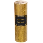 Свеча «Блестящий шик» 5*15 см, Золото