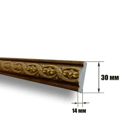 Багет интерьерный 2 шт. декоративный профиль 30*14*1200 "Флоренция" (ПИ30Ф)