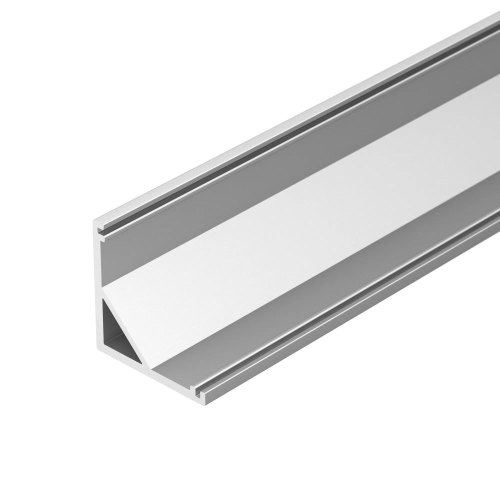 Профиль с экраном ARH-KANT-H16-2000 ANOD+OPAL (Arlight, Алюминий) 036770