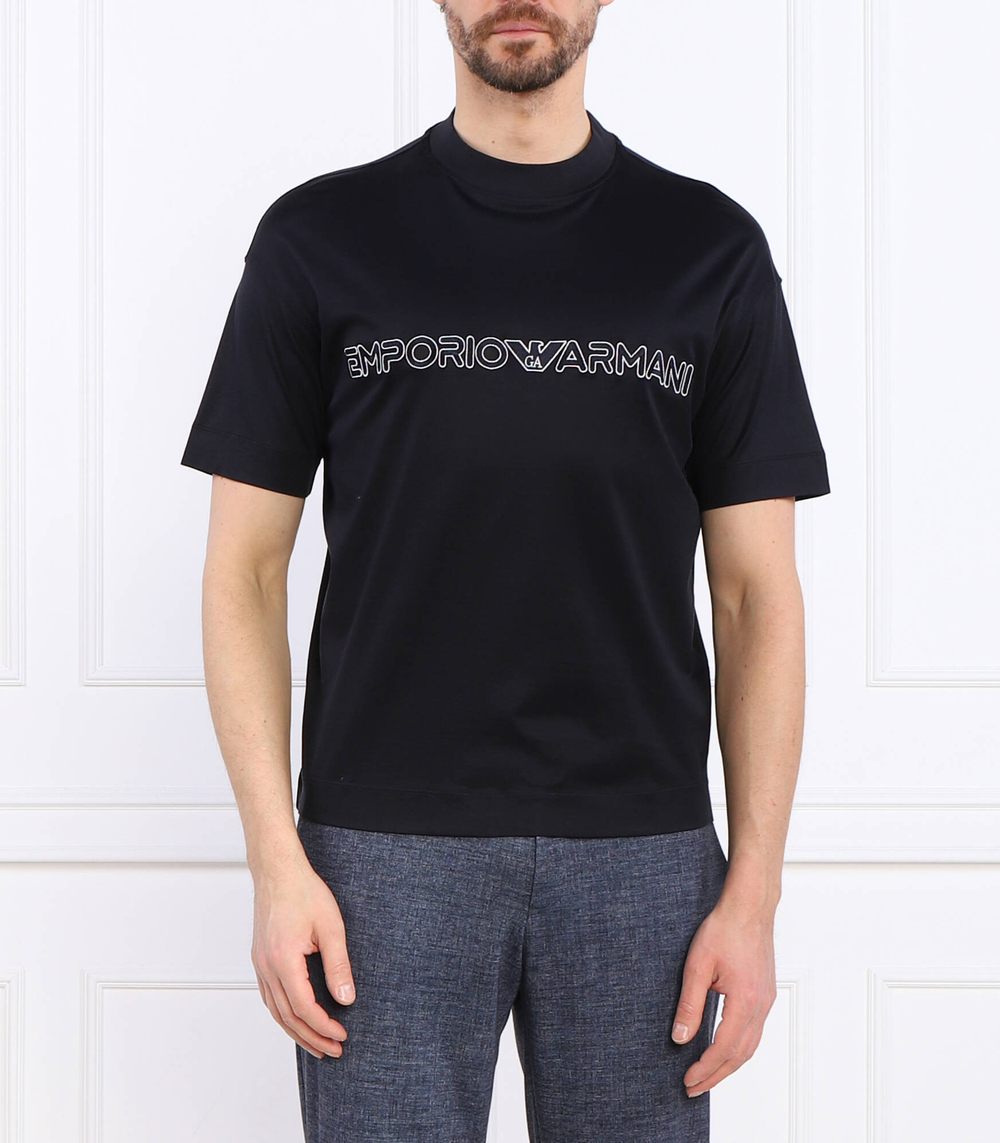 Футболка Emporio Armani - темно-синий(3R1TBD 1JUVZ)