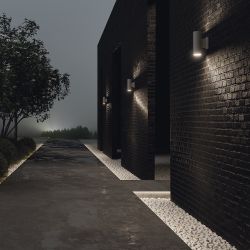 Уличный светильник на стену Maytoni Bowery O574WL-02GR