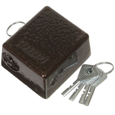 Замок навесной ВС2-10-01С, гаражный, дисковый, 4 кл