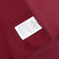  Толстовка мужская Carhartt WIP Hooded American Script артикул:I028279_malbec - купить в магазине Дайс