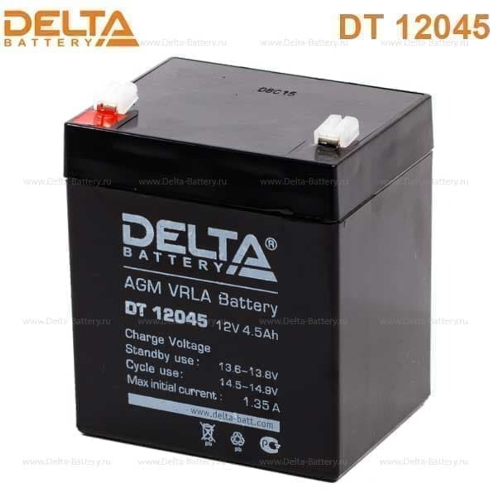 Аккумуляторная батарея Delta DT 12045 (12V / 4.5Ah)