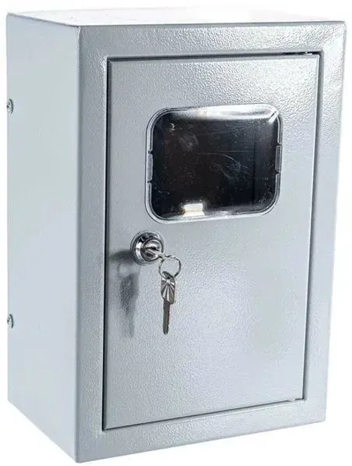 Щит металлический учетно-распределительный ЩРУ 1Н-6М под меркурий 290х190х110