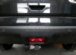 Фаркоп оцинкованный Galia N055C для Nissan X-Trail 2015-, Renault Koleos 2016-(паспорт и сертификат в комплекте)(без электрики)