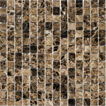 Мозаика 20X20 Dark Emperador Polished (JMST023) 305X305X4, натур. мрамор