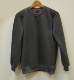 СВИТШОТ МУЖСКОЙ ФЛИС, 280 гр, Черный Графит M-301_44 (XS)