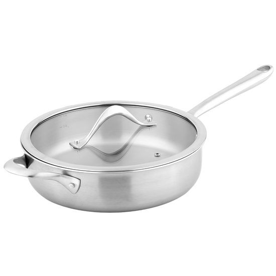 Сотейник с крышкой 3ply etalon, D26 см