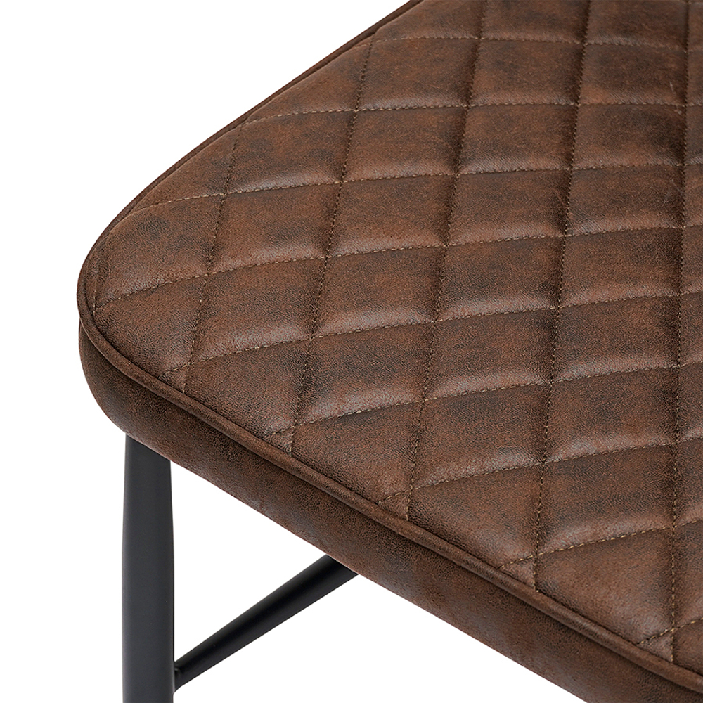 Стул Bergenson Bjorn Maril, экокожа, темно-коричневый