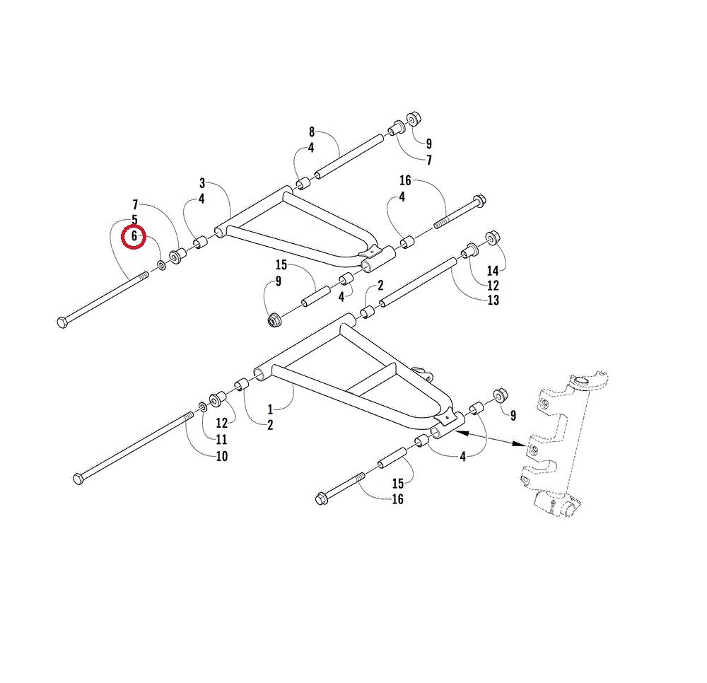 Шайба Arctic Cat 0623-664