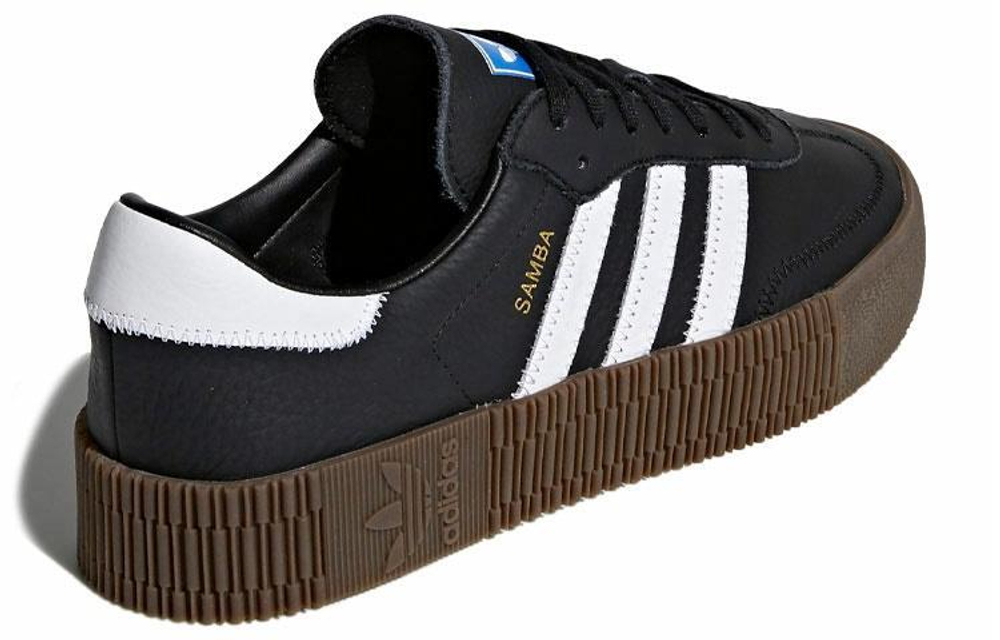 Кроссовки Adidas Originals Samba Rose Black White Gum (Женская размерная сетка)