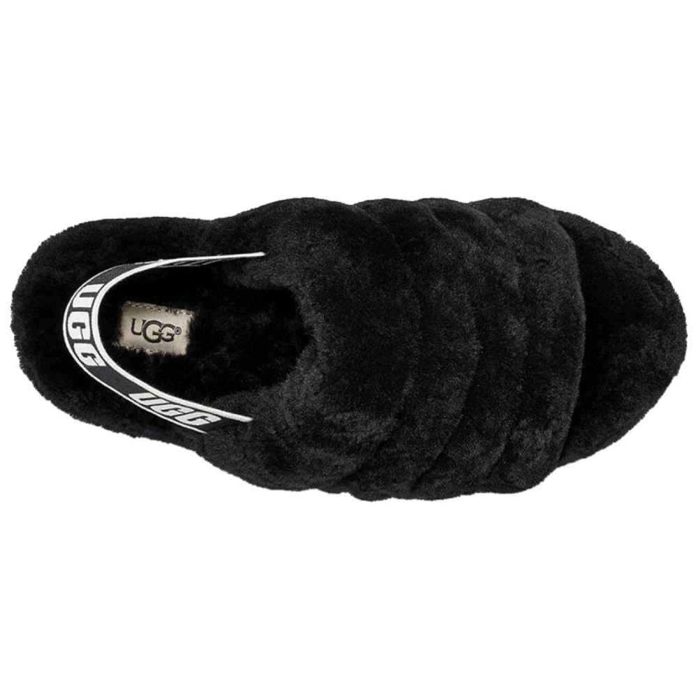 Сандалии и сланцы UGG FLUFF YEAH, 1095119-BLK