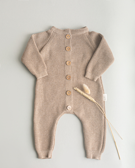 Комбинезон вязаный Classic Biniboo капучино