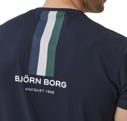 Мужская теннисная футболка Björn Borg Ace Graphic T-Shirt - зеленый