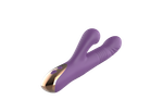 Силиконовый вибратор с возвратно-поступательной стимуляцией SW24126-purple