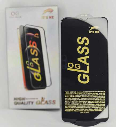 Защитное стекло IT"S ME RealMi 11 5G/C65/C67/С55/Narzo N55/60x/OP A1/A98/A58 (черный) тех.упаковка