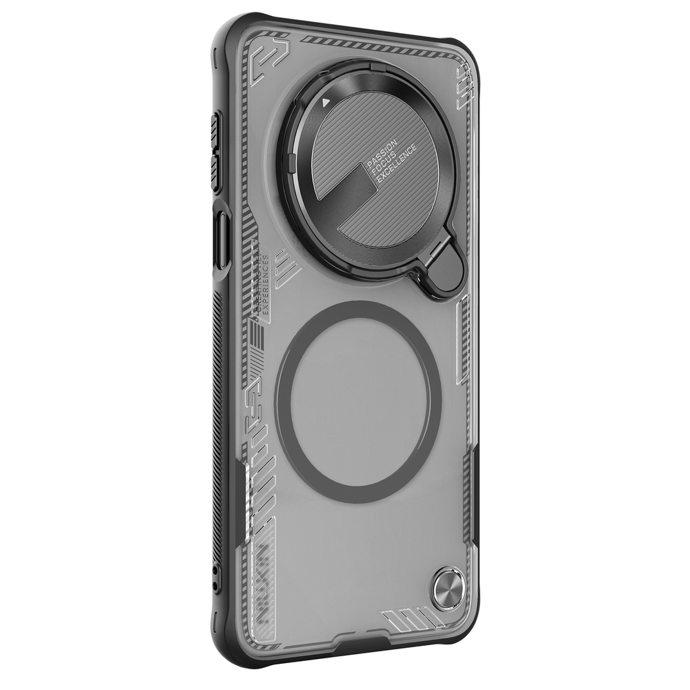 Чехол тонированный с поддержкой MagSafe от Nillkin с металлической крышкой на Huawei Mate 70 Pro и 70 Pro+, серия Iceblade Prop Magnetic Case