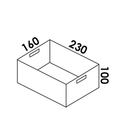 Корзина 160х230х100 - Темно-зеленый (трикотажная пряжа)