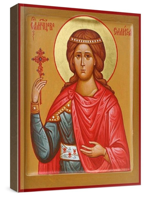 Василиса Никомидийская (рукописная икона)