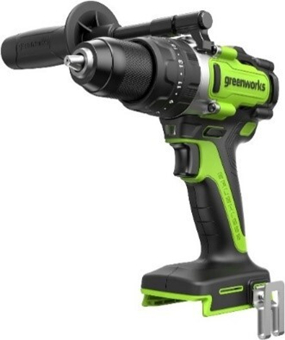 Дрель-шуруповерт ударная Greenworks GD24DD140, 24V,бесщеточная, 140Нм, anti-kickback,без АКБ и ЗУ (3707607)