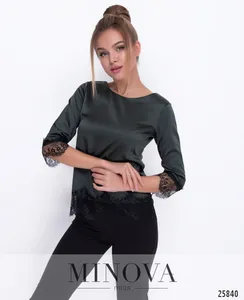 Блуза 1056-хаки Minova