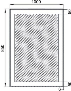 Зеркало Aquanet Алассио 10085 LED