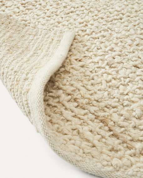 Ковер Miray белый шерстяной 160x230 см