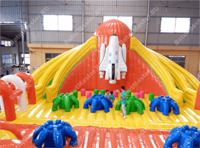 Коммерческий надувной батут "Ракета 2"