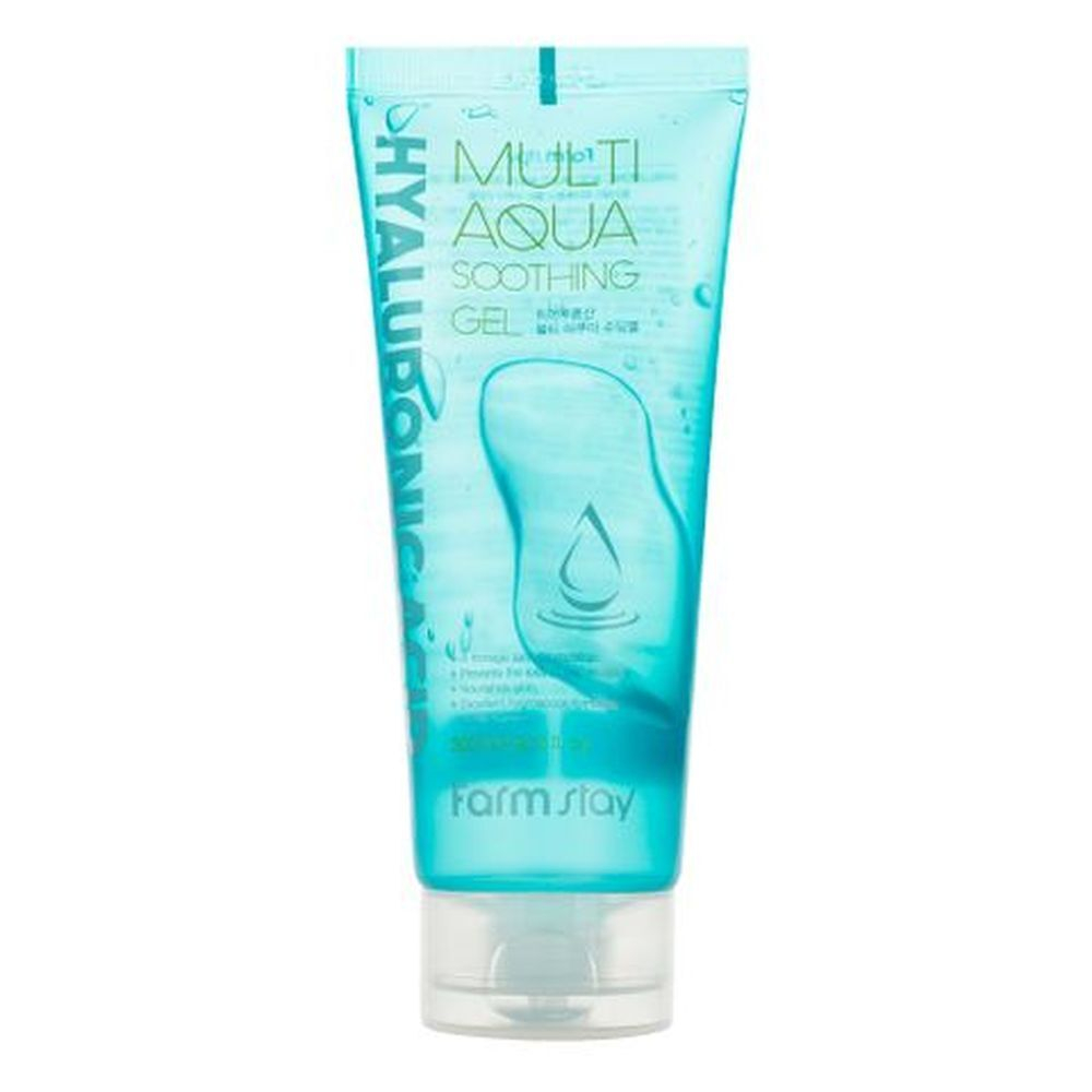 Гель успокаивающий для лица и тела с гиалуроновой кислотой FarmStay Hyaluronic Acid Multi Aqua Soothing Gel 200 мл.