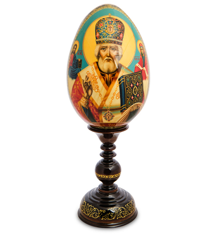 ИКО-24 Яйцо-икона «Святой Николай Чудотворец» Рябов С