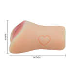 Телесный мастурбатор-вагина 14,5см Pretty Love Crazy Bull Elena BM-009238N