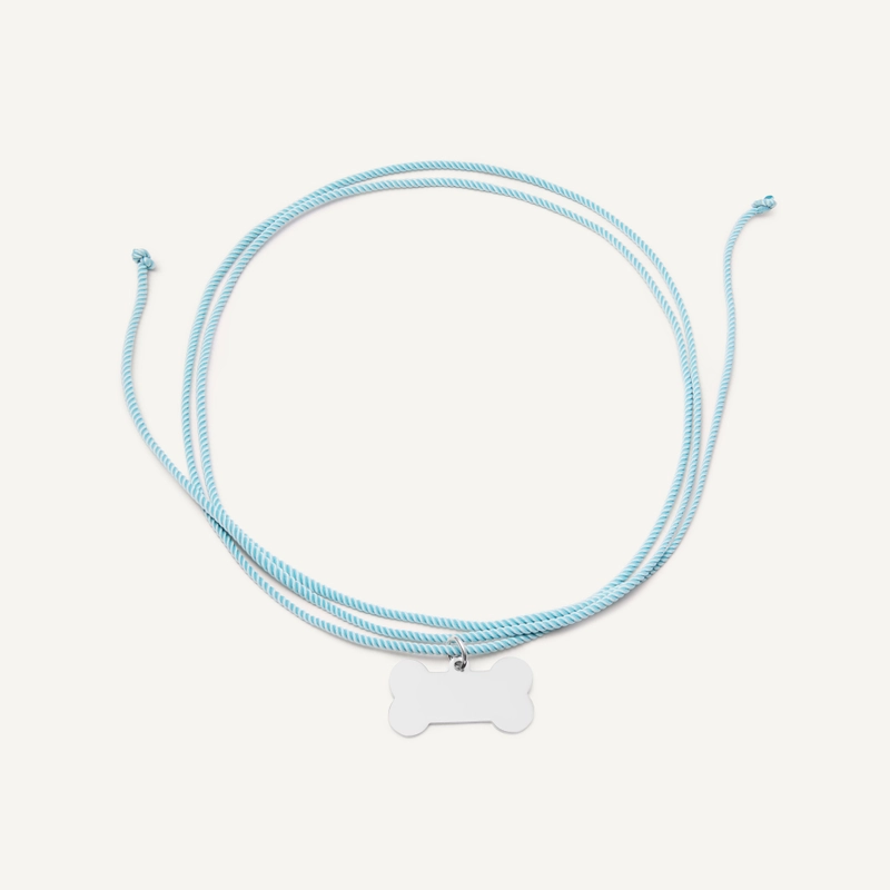 Колье Именная Табличка Косточка