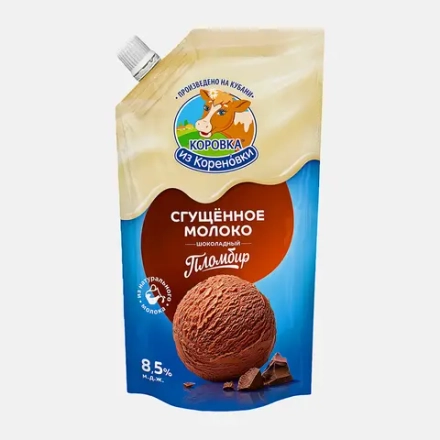 Молоко сгущенное Коровка из Кореновки пломбир шоколад 8.5% 270г
