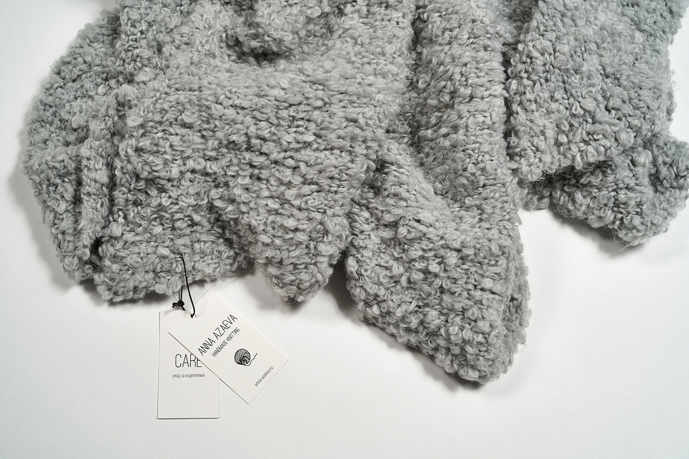 Плед вязаный