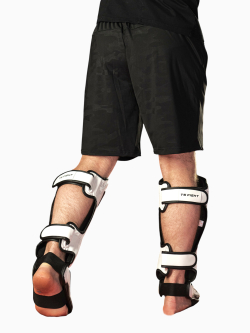 Защита голени и стопы Tomorrow Star Fury White Black